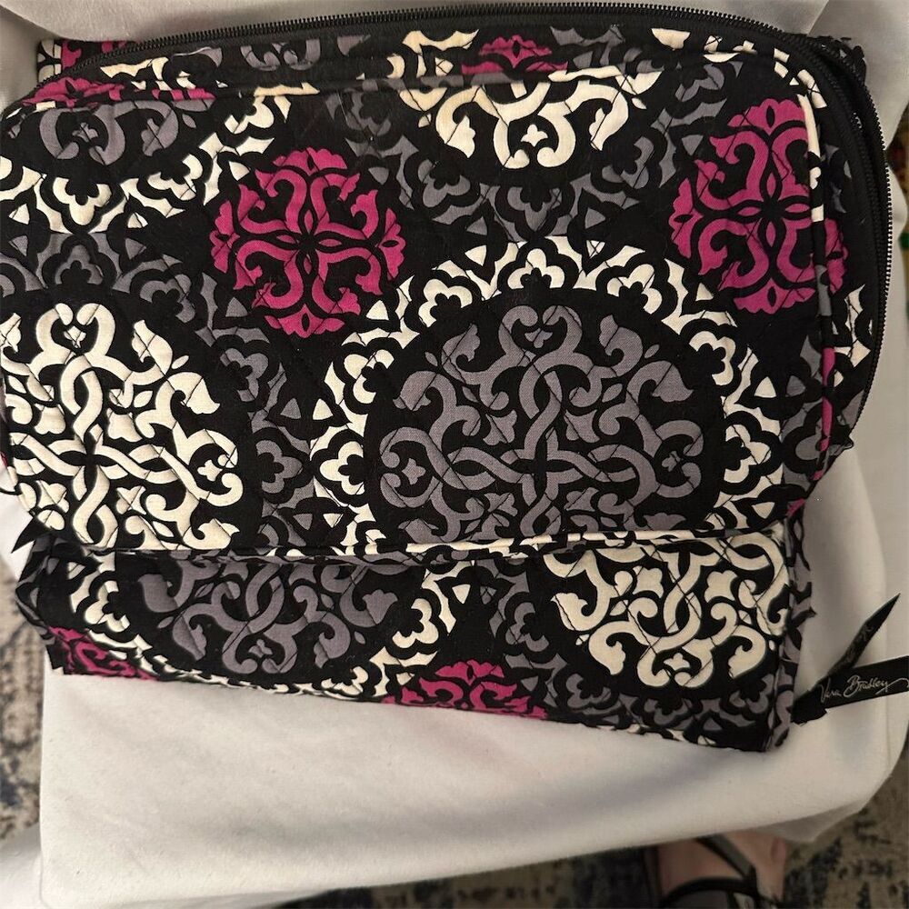 Vera Bradley Canterberry Magenta Quilted Tote Bag Women's Handbag
